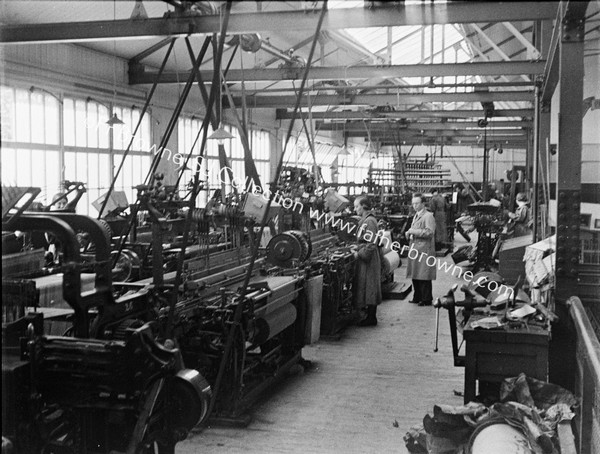 IN THE WEAVING SHED OF MILLS